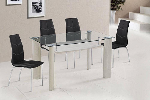 Обеденная группа Eleganza Rimini Black
